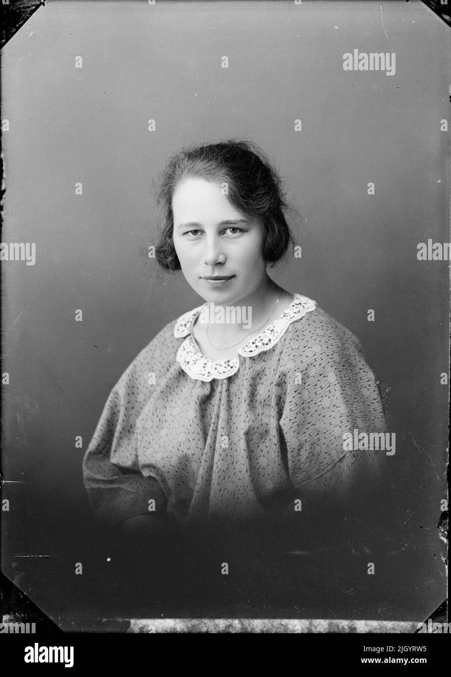 Donna, Östhammar, Uppland. Evento storico, nome legato a Objek: Åkerström, Anny Foto Stock