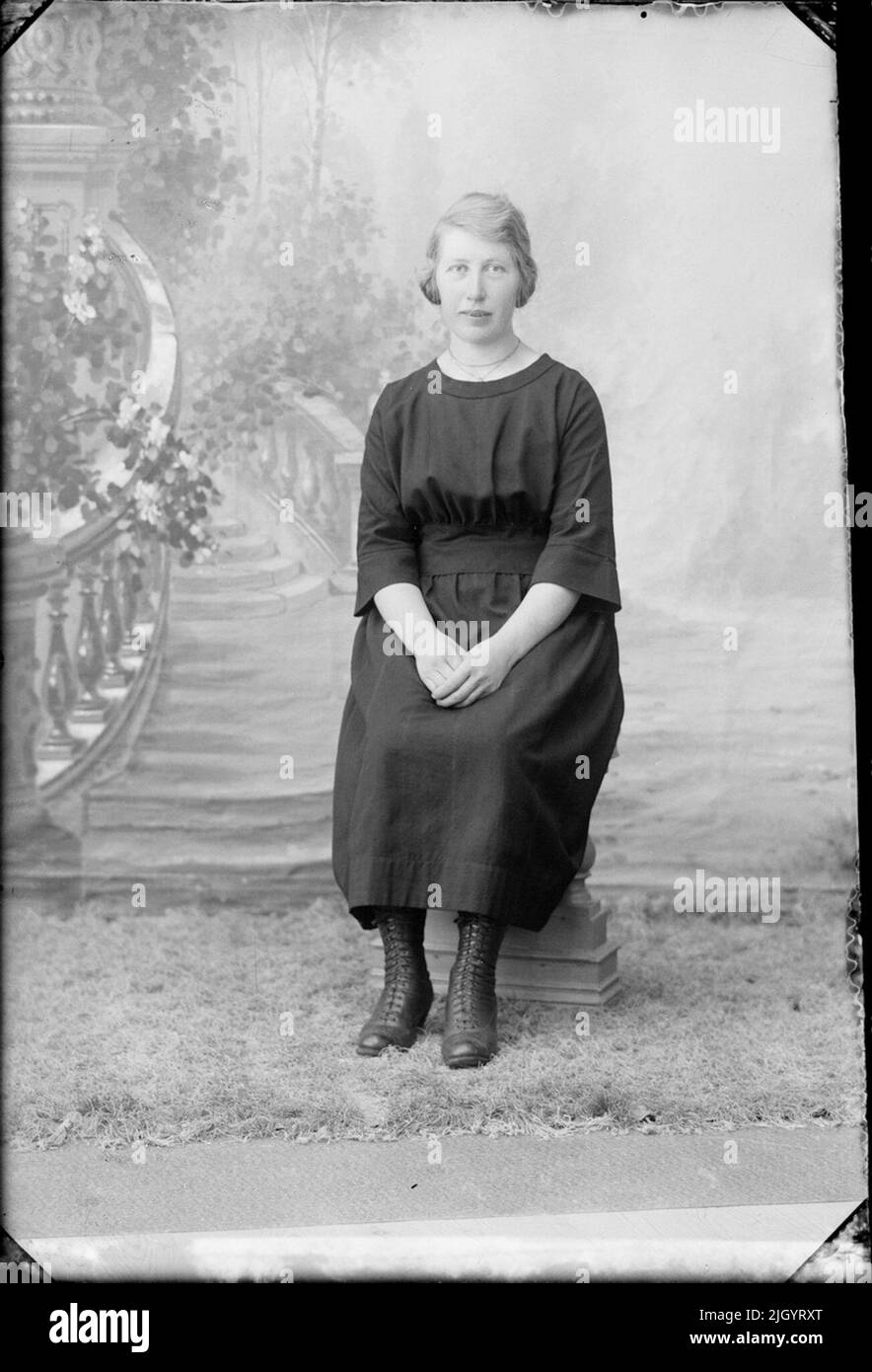 Donna, Östhammar, Uppland. Evento storico, nome legato a Objek: Jansson, Hanna Foto Stock