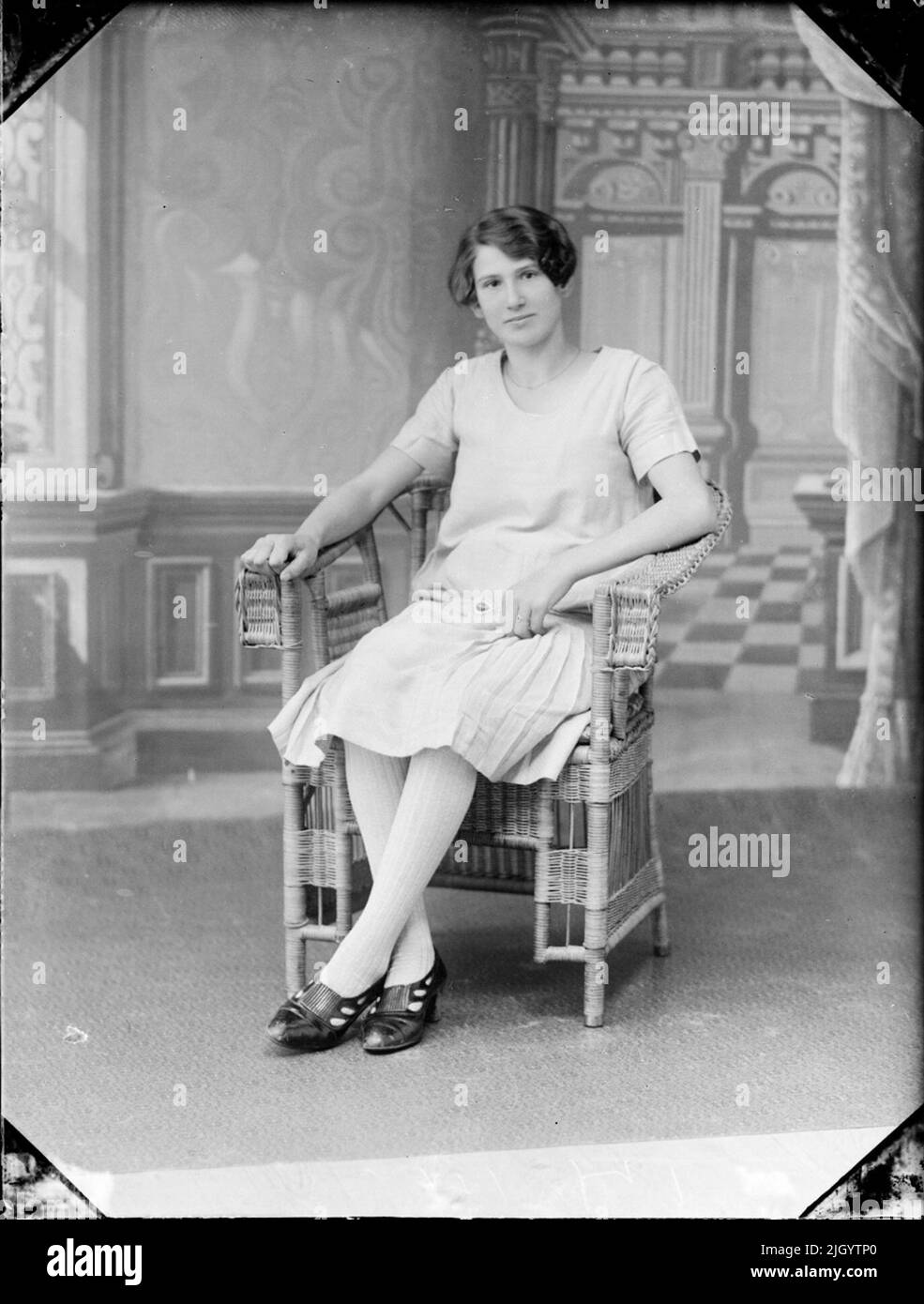 Donna, Östhammar, Uppland. Evento storico, nome legato a Objek: Magnusson, Edith Foto Stock