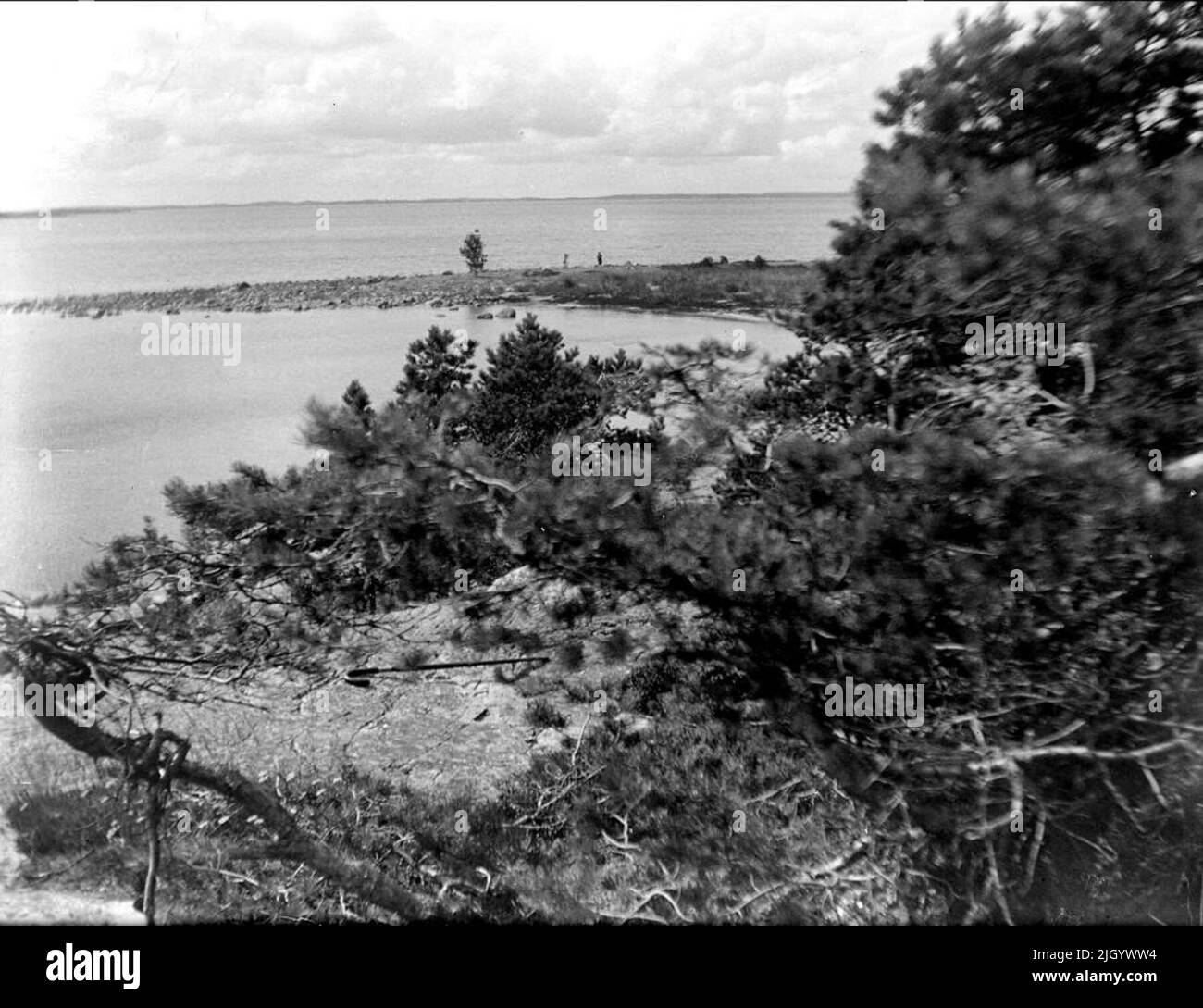 Sandhamn, arcipelago di Stoccolma nel 1927. Sandhamn, arcipelago di Stoccolma nel 1927 Foto Stock