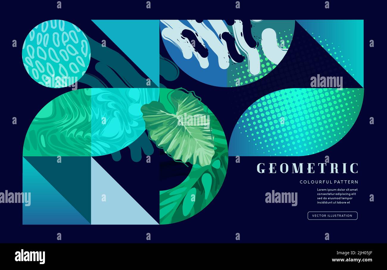 Motivo geometrico creativo e sfondo texture. Illustrazione vettoriale Illustrazione Vettoriale