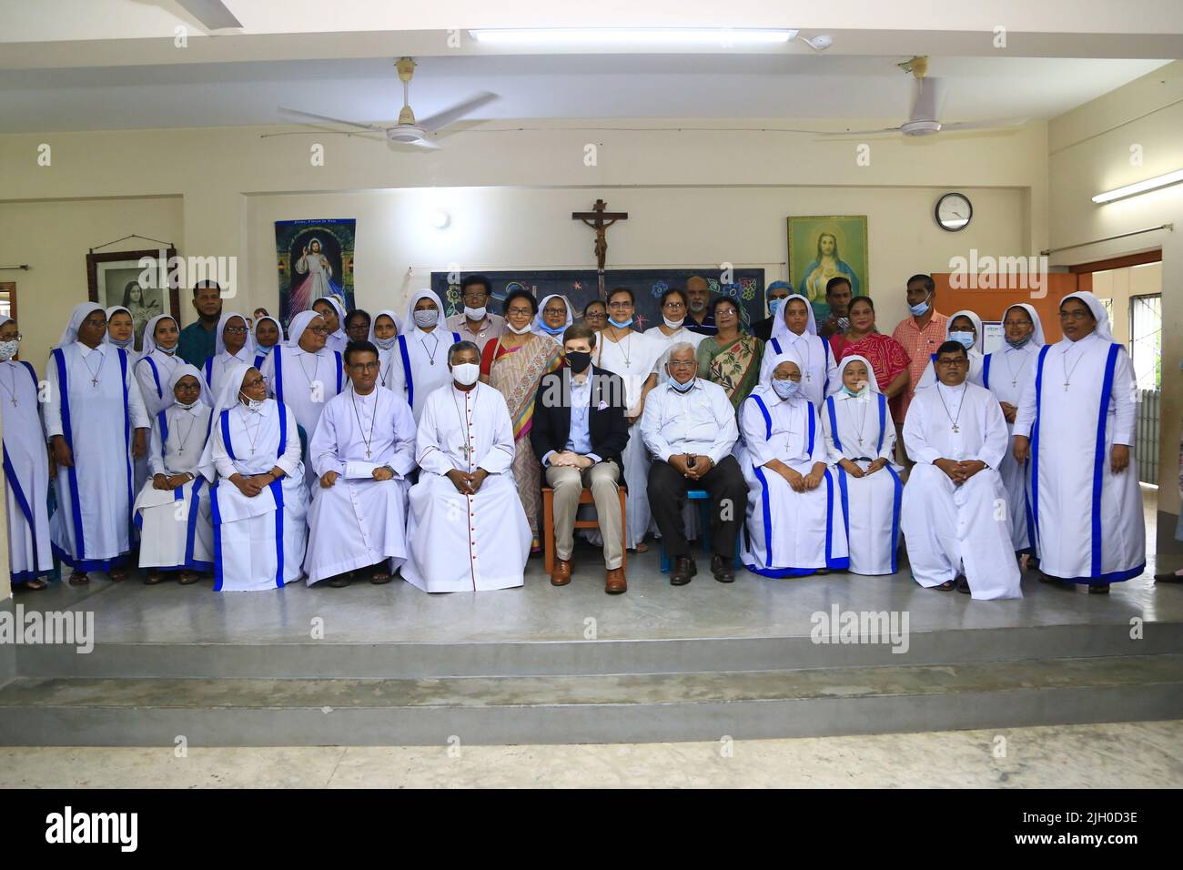 Alcune foto del sig. Earl Miller, ambasciatore degli Stati Uniti in Bangladesh.Photo Credit: Ripon Tolentino. Notizie RVA. Il settimanale pratibeshi. Foto Stock