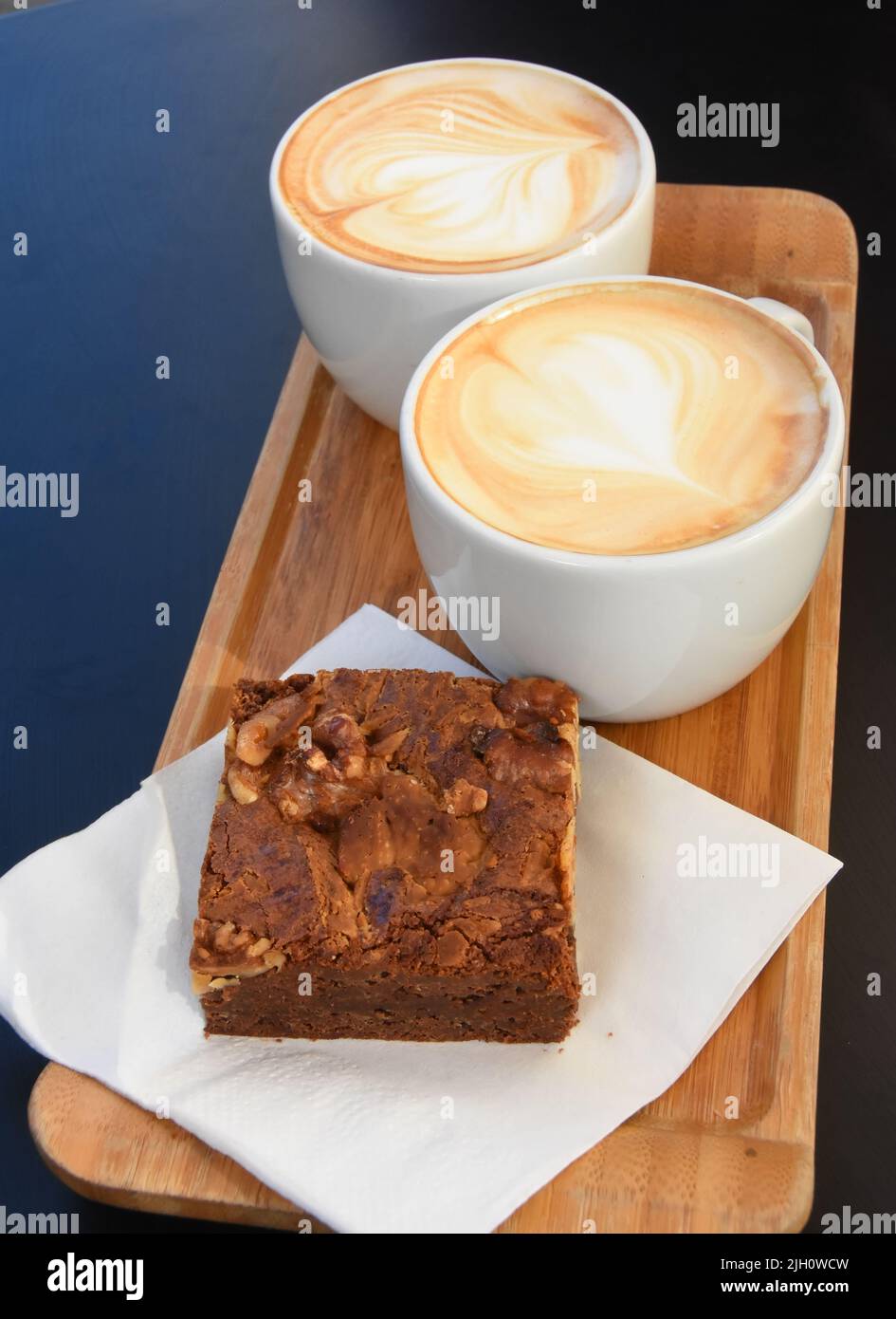 Caffè e torta Foto Stock