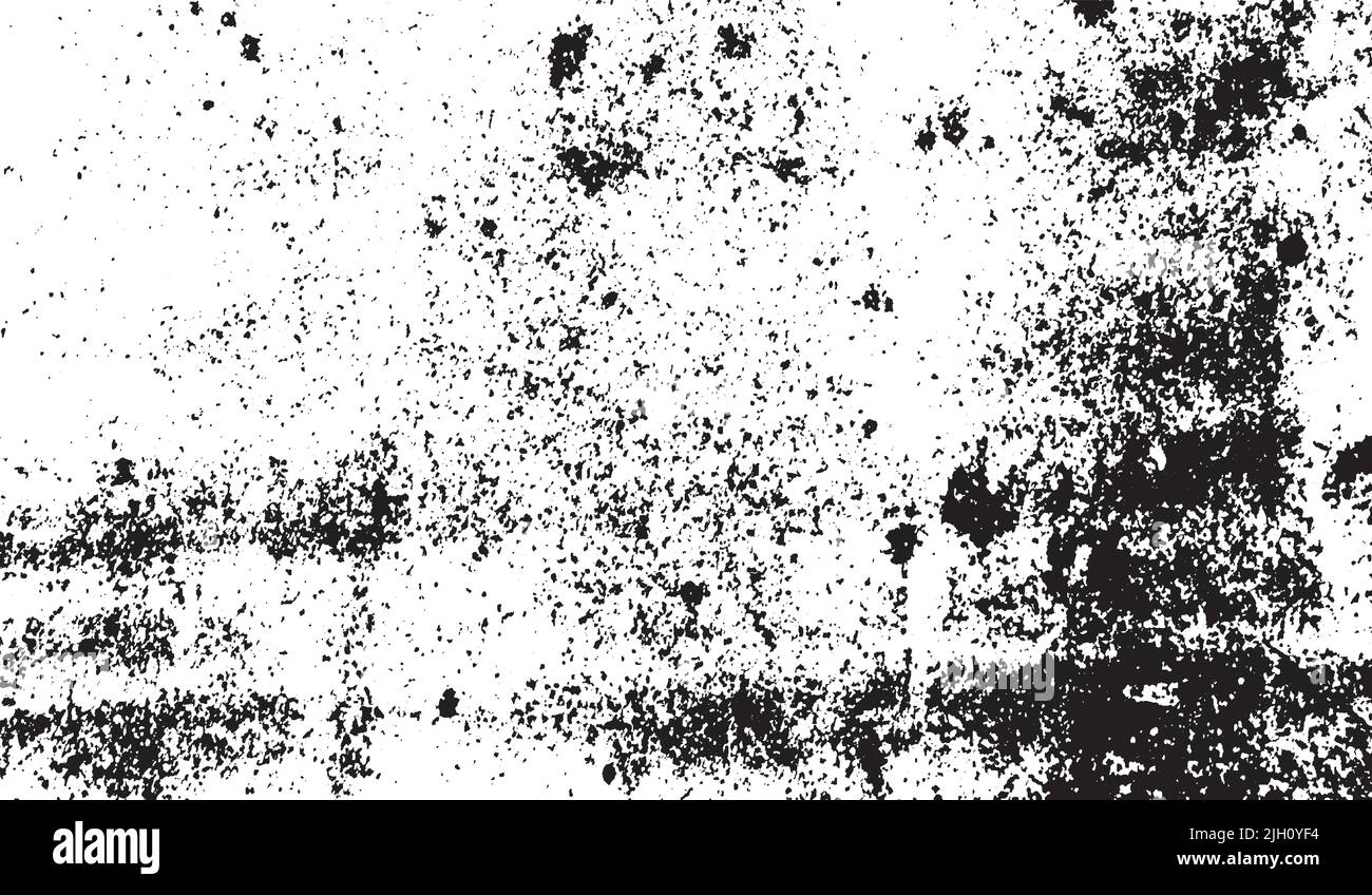 Grungy nero e bianco ruvido sfondo testurizzato Illustrazione Vettoriale