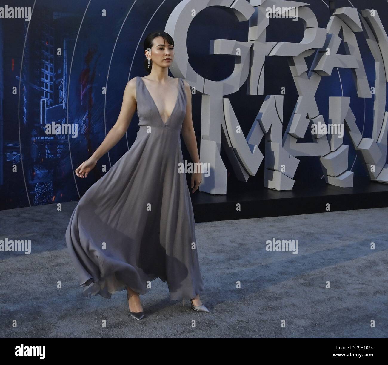 Los Angeles, Stati Uniti. 14th luglio 2022. Il membro del cast Jessica Henwick partecipa alla prima del film teatrale "The Gray Man" di Netflix al TCL Chinese Theatre nella sezione di Hollywood di Los Angeles mercoledì 13 luglio 2022. Storyline: Quando la risorsa più importante della CIA, la sua identità conosciuta a nessuno scopre i segreti dell'agenzia, scatena una caccia globale da parte di assassini sciolti dal suo ex collega. Foto di Jim Ruymen/UPI Credit: UPI/Alamy Live News Foto Stock