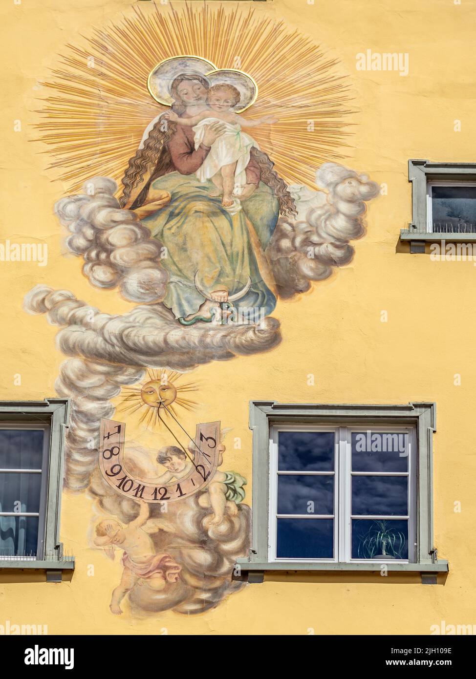 BADEN-Württemberg : Pittura murale Foto Stock