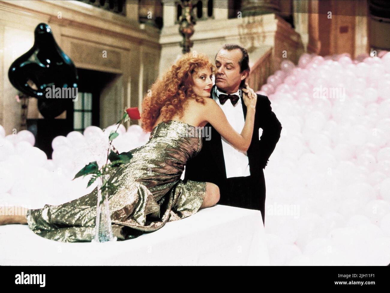 SARANDON, NICHOLSON, LE STREGHE DI EASTWICK, 1987 Foto Stock