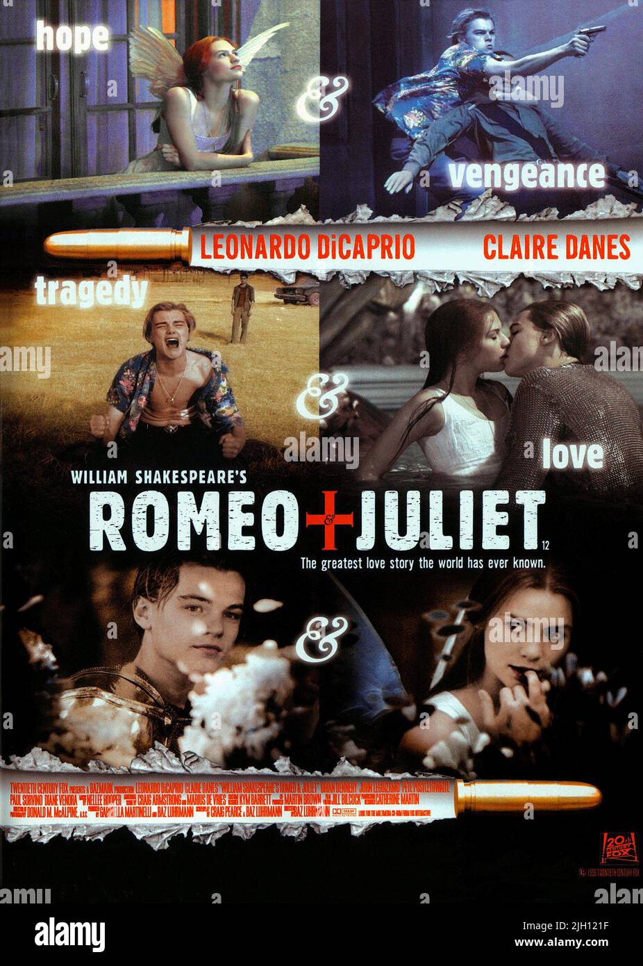 DANES, POSTER, ROMEO + GIULIETTA, 1996 Foto Stock