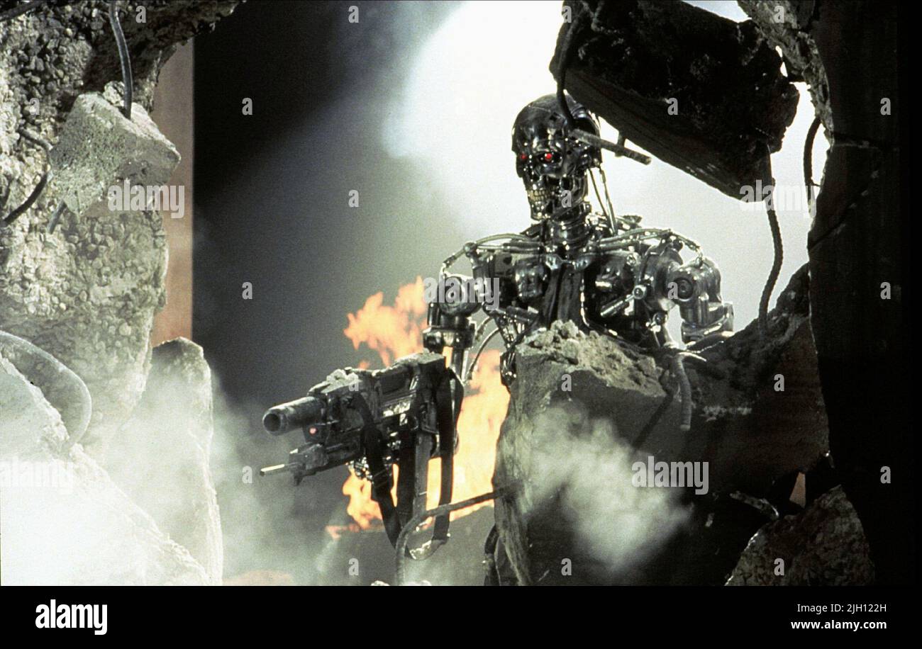 T-800, Terminator 2: il giorno del giudizio, 1991 Foto Stock