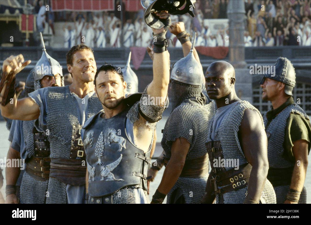 MOELLER, CROWE, HOUNSOU, GLADIATOR, 2000 Foto Stock