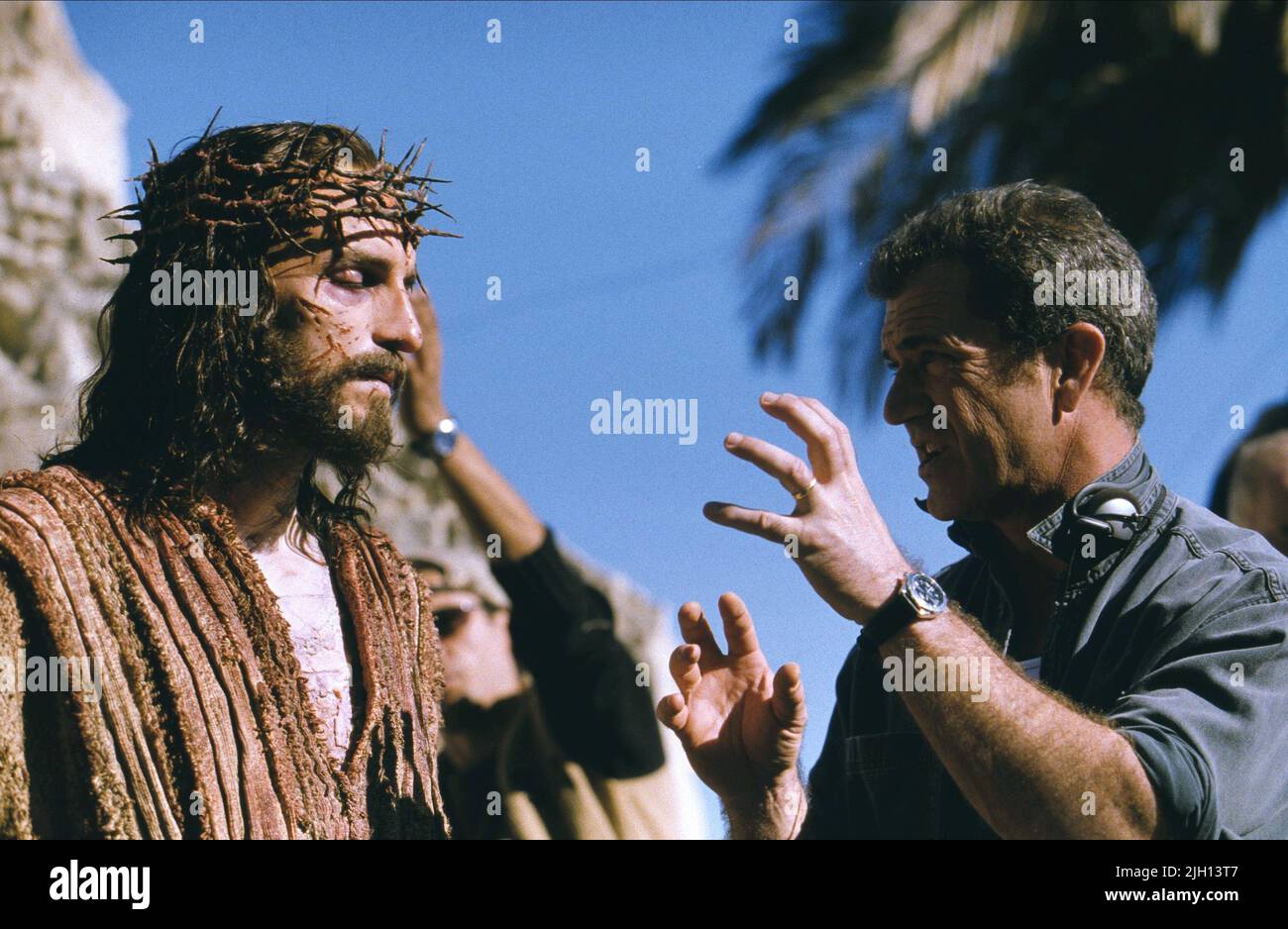 CAVIEZEL, GIBSON, LA PASSIONE DEL CRISTO, 2004 Foto Stock