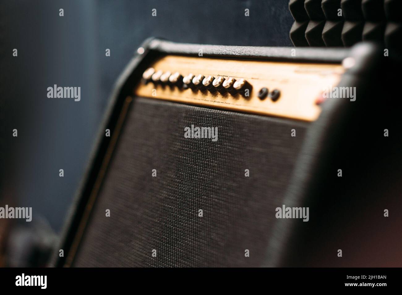 Amplificatore elettrico per chitarra closep Foto Stock