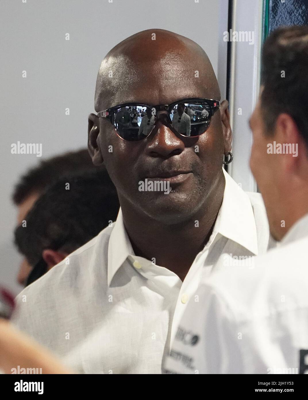 08.05.2022, Miami International Autodrome, Miami, FORMULA 1 CRYPTO.COM MIAMI GRAND PRIX, im Bild Basket Superstar Michael Jordan Foto Stock