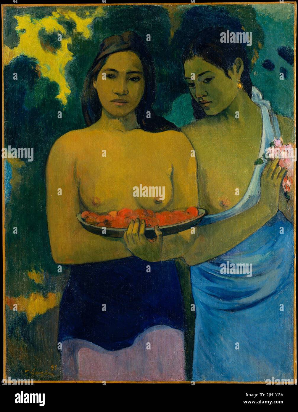 Tahitian women paul gauguin immagini e fotografie stock ad alta risoluzione  - Alamy