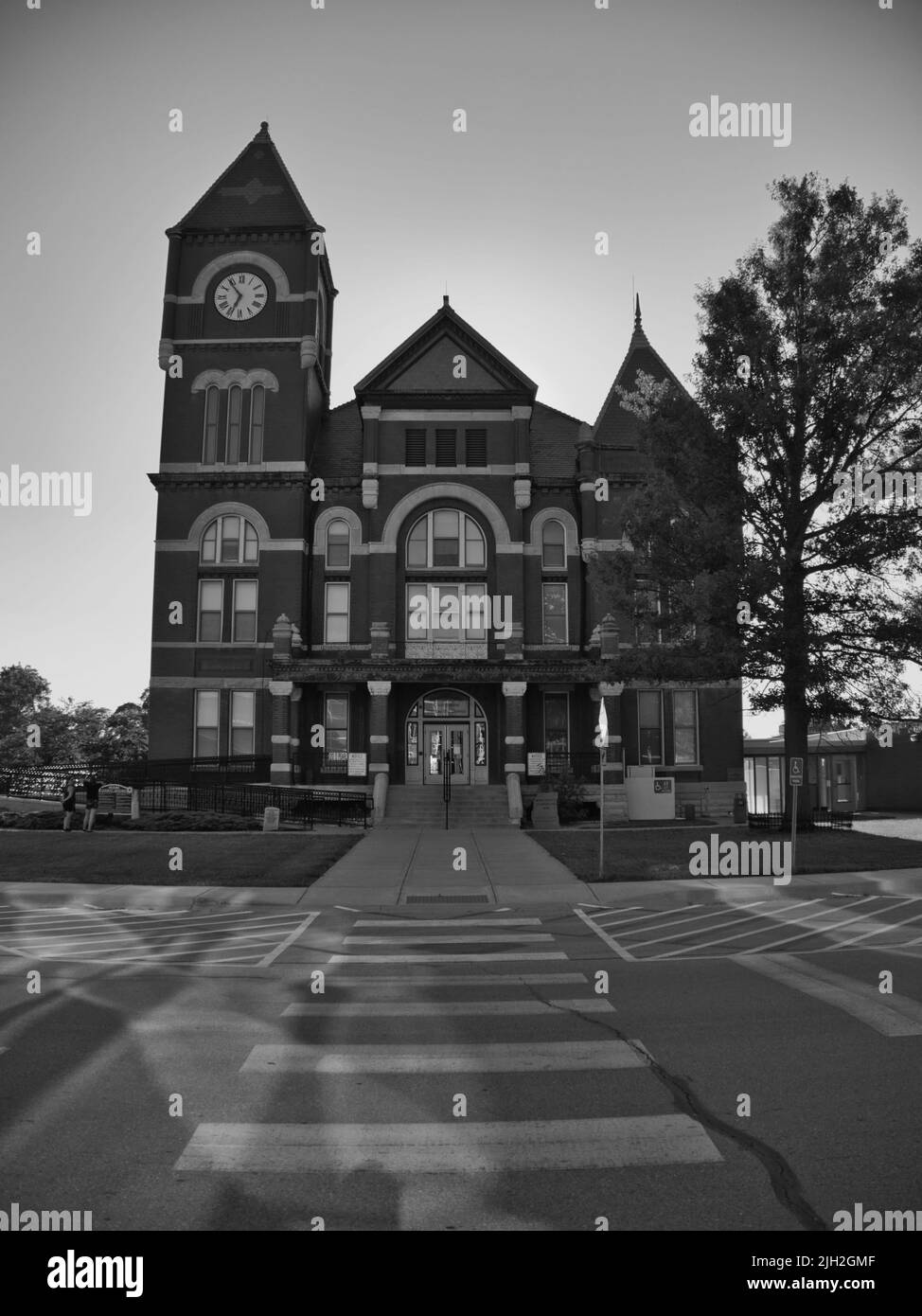 Paola, Kansas 12 luglio 2022 - Historic Miami County KS Courthouse Foto Stock