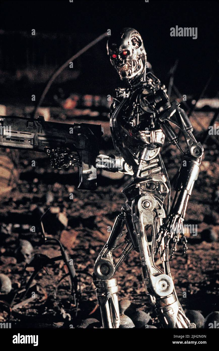 T-800 ROBOT, Terminator 2: il giorno del giudizio, 1991 Foto Stock