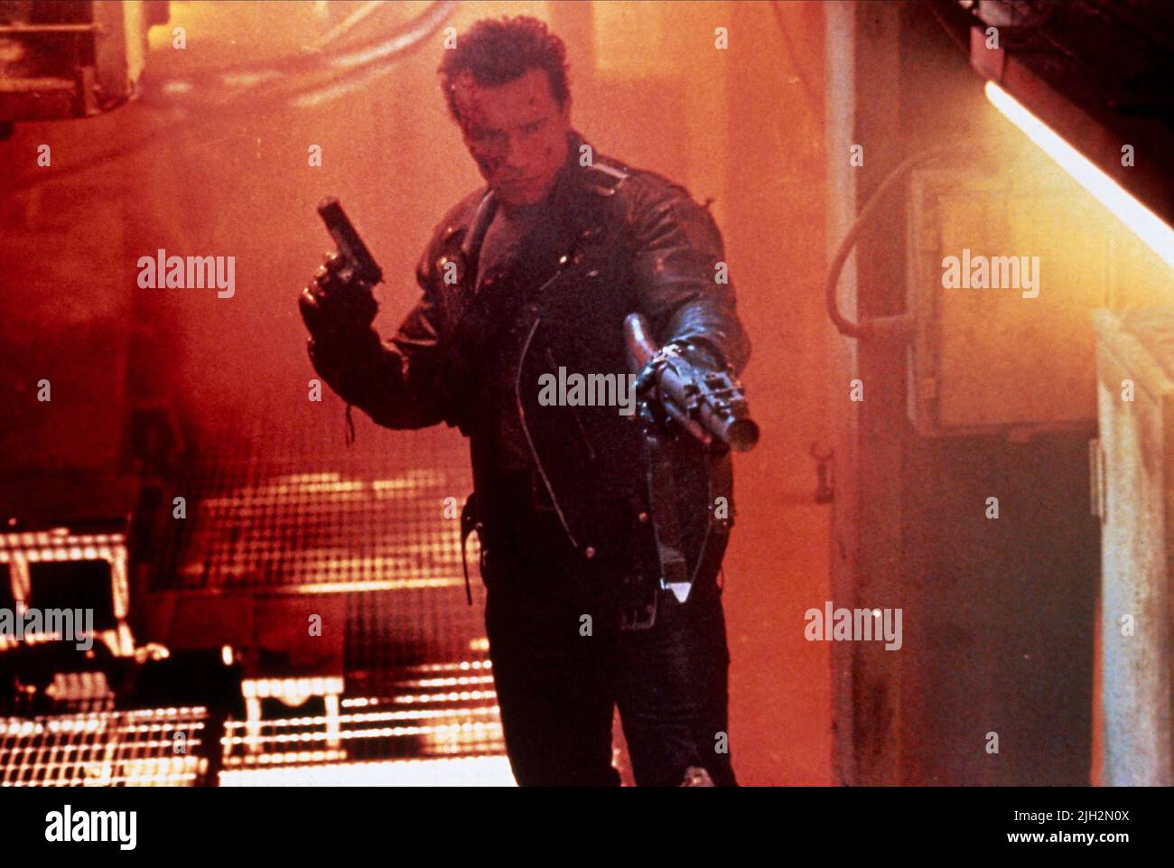 ARNOLD SCHWARZENEGGER, Terminator 2: il giorno del giudizio, 1991 Foto Stock