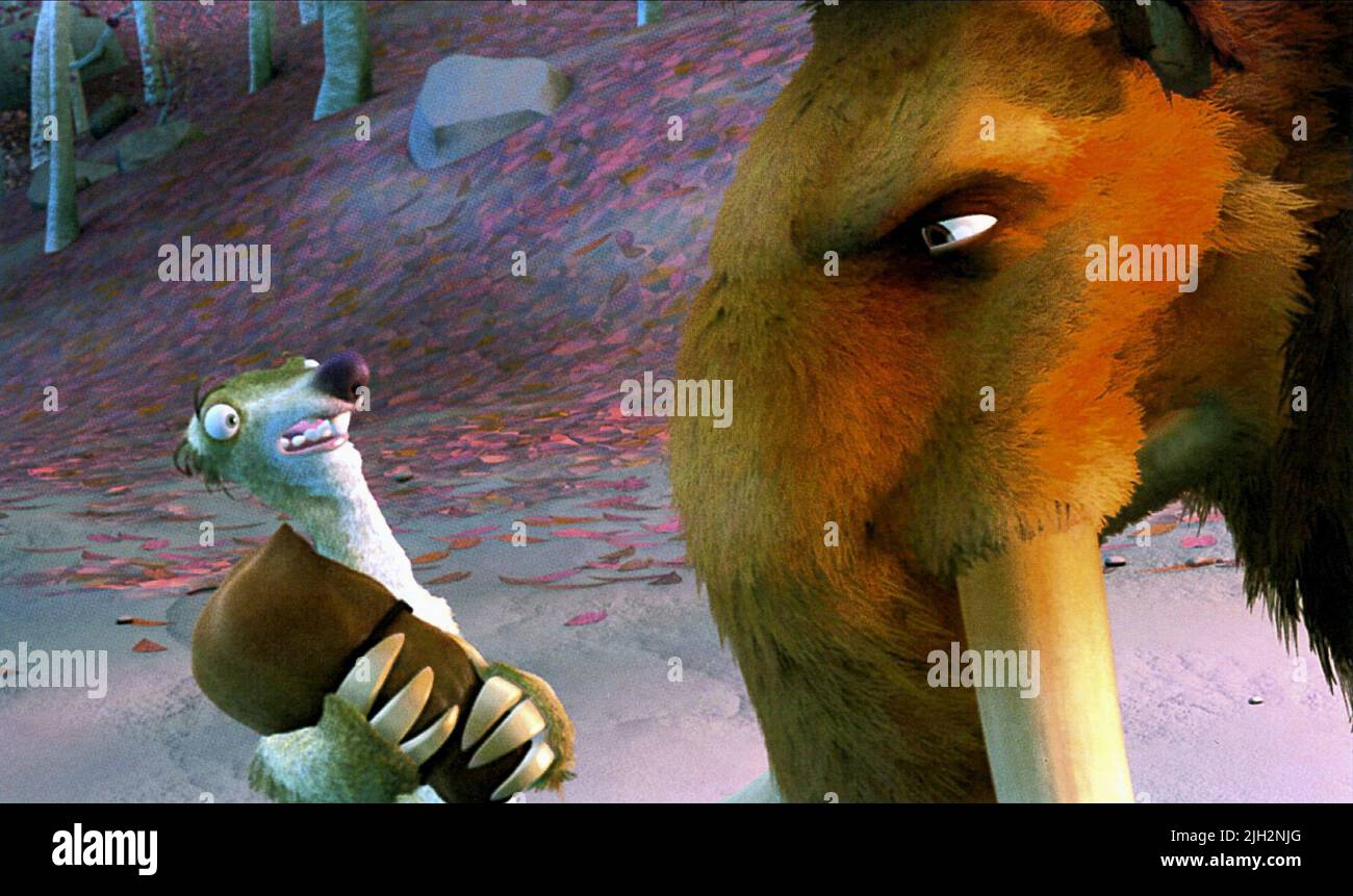 SID,MANNY, Ice Age, 2002 Foto Stock
