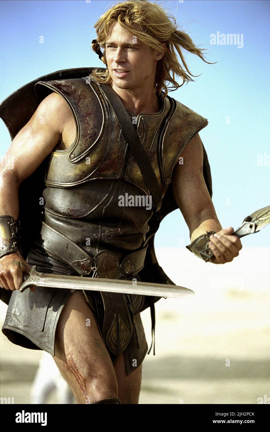 BRAD PITT, Troy, 2004 Foto Stock