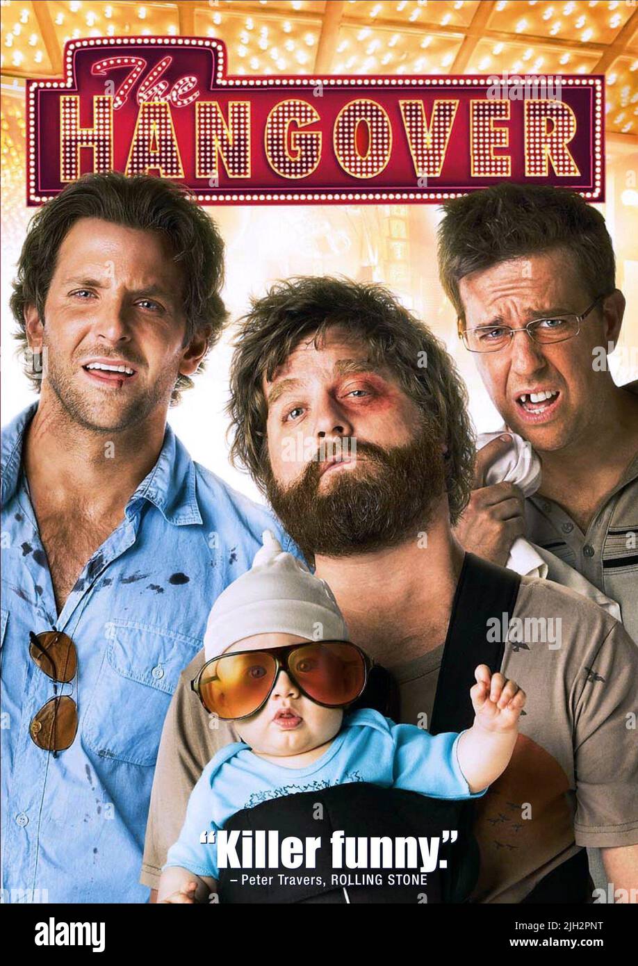 COOPER,GALIFIANAKIS,POSTER, la sbornia, 2009 Foto Stock