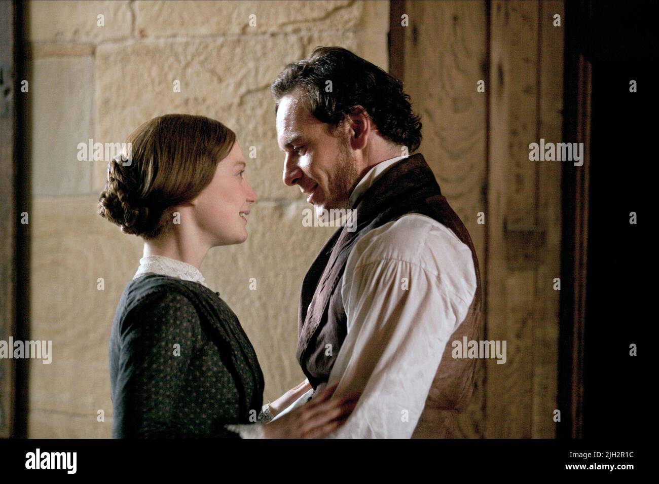 WASIKOWSKA, FASSBENDER, JANE EYRE, 2011 Foto Stock