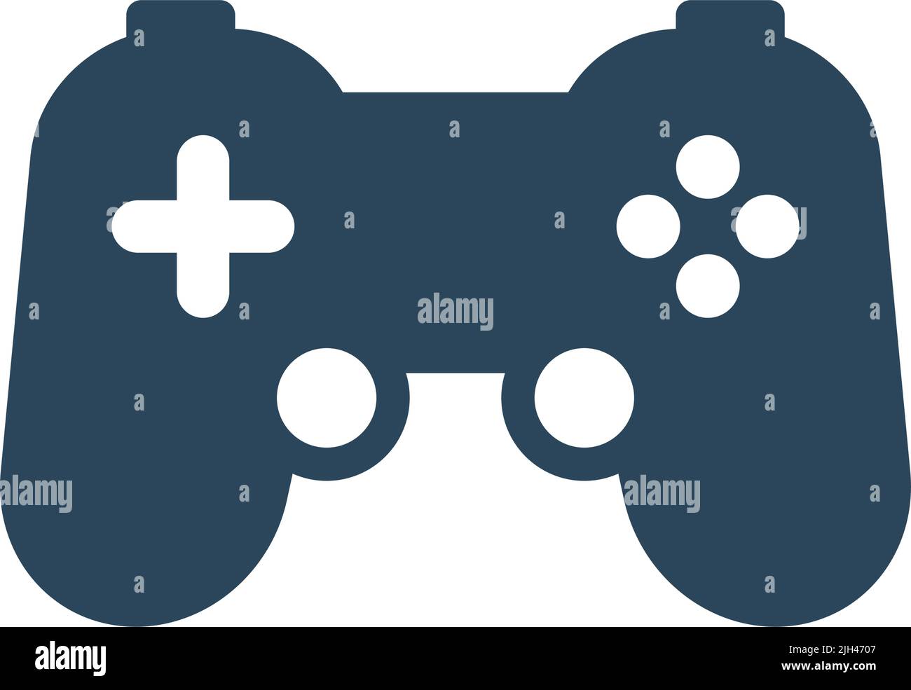 Icona gamepad. Controller di gioco. Vettore modificabile. Illustrazione Vettoriale