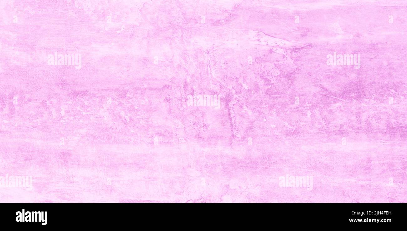 Sfondo astratto rosa acquerello. Carta da parati dipinta. Striscione largo con spazio di copia. Texture parete viola. Modello artistico creativo. Bella a Foto Stock