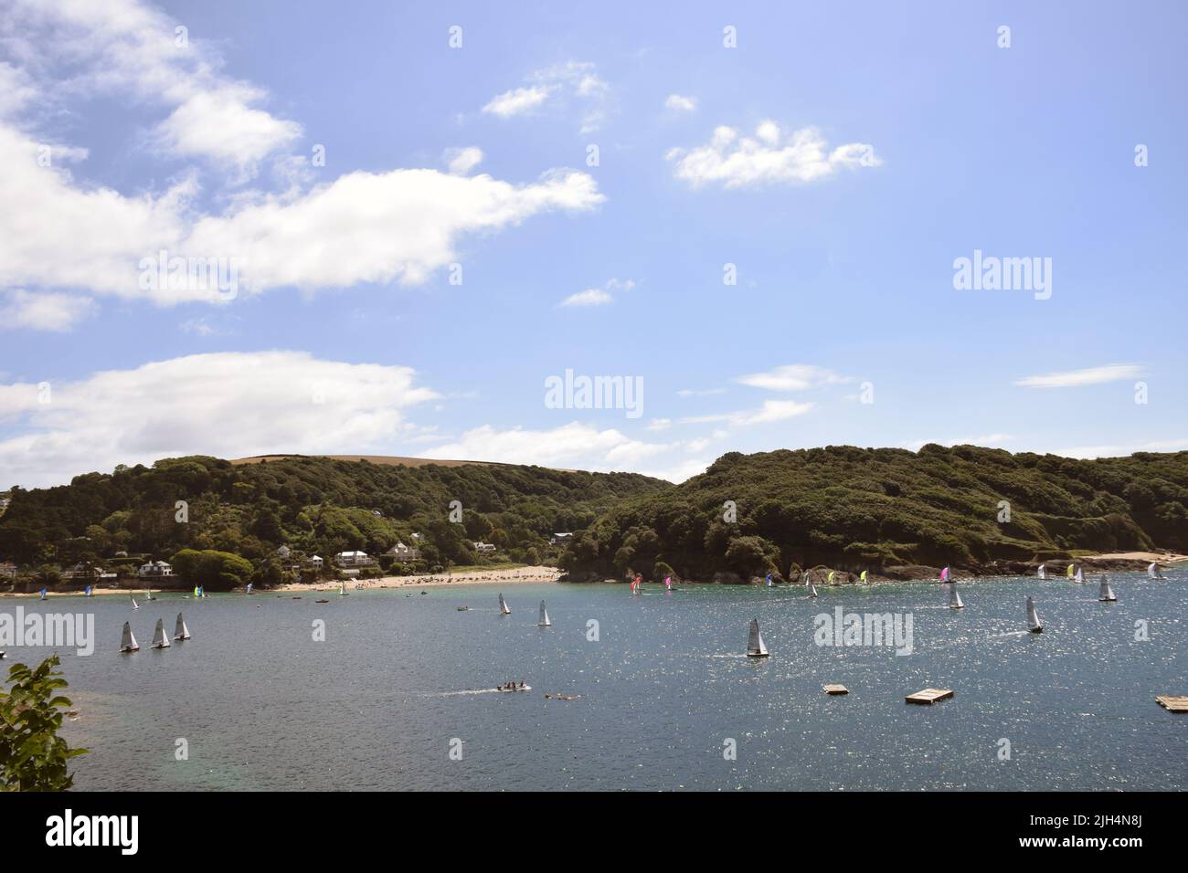 Kingsbridge Estuary, Salcombe, South Devon, UK Luglio 2022 Foto Stock