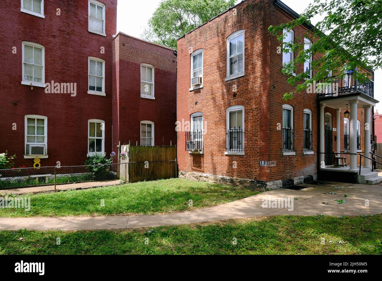 Cherokee Lemp Historic District, St. Louis, Missouri, Stati Uniti d'America. Foto Stock