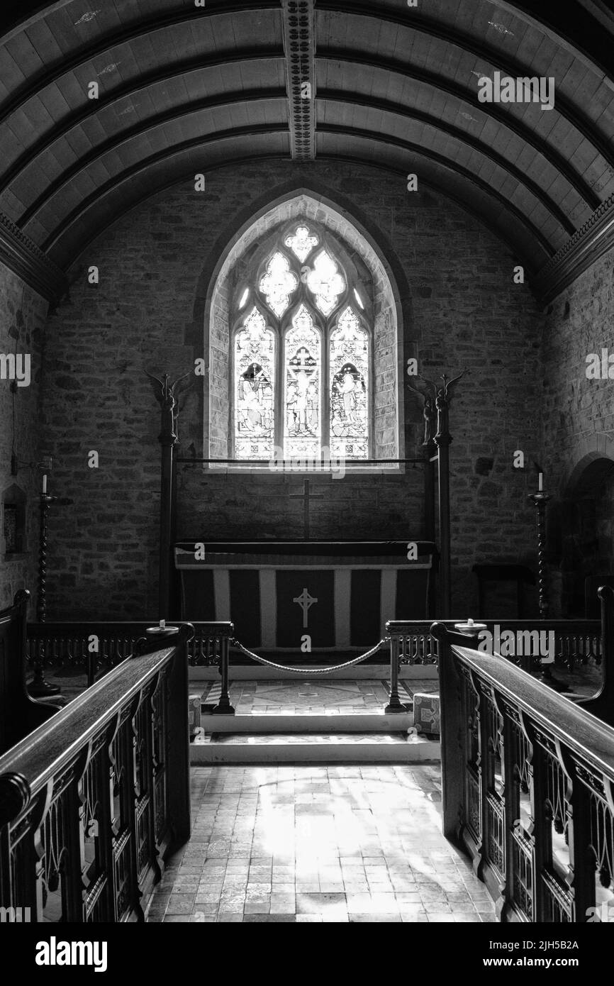 Wendron: Chiesa Parrocchiale di St Wendrona, Cornovaglia Foto Stock