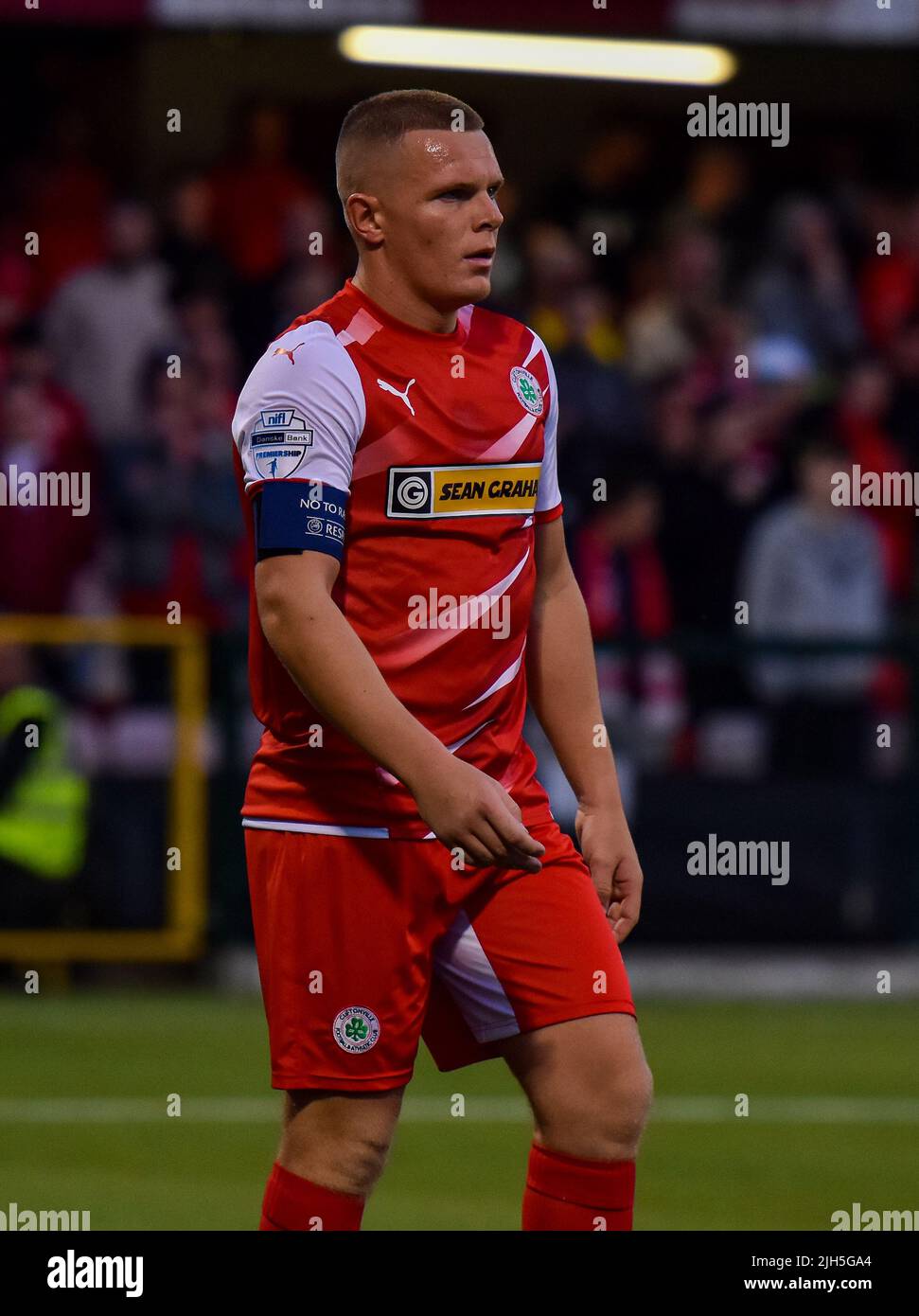 Cliftonville Vs DAC 1904 - UEFA Europa Conference League Foto Stock