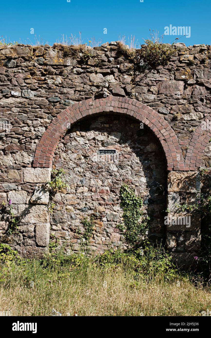 South Wheal Francis Mine, Cornovaglia Foto Stock