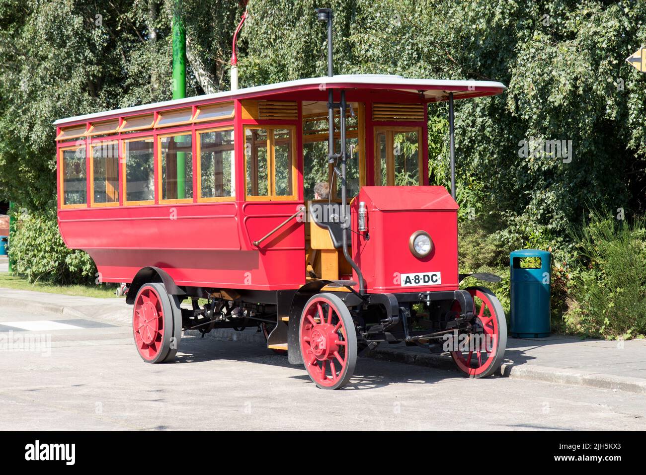 Una visita al museo del filobus Sandtoft Foto Stock