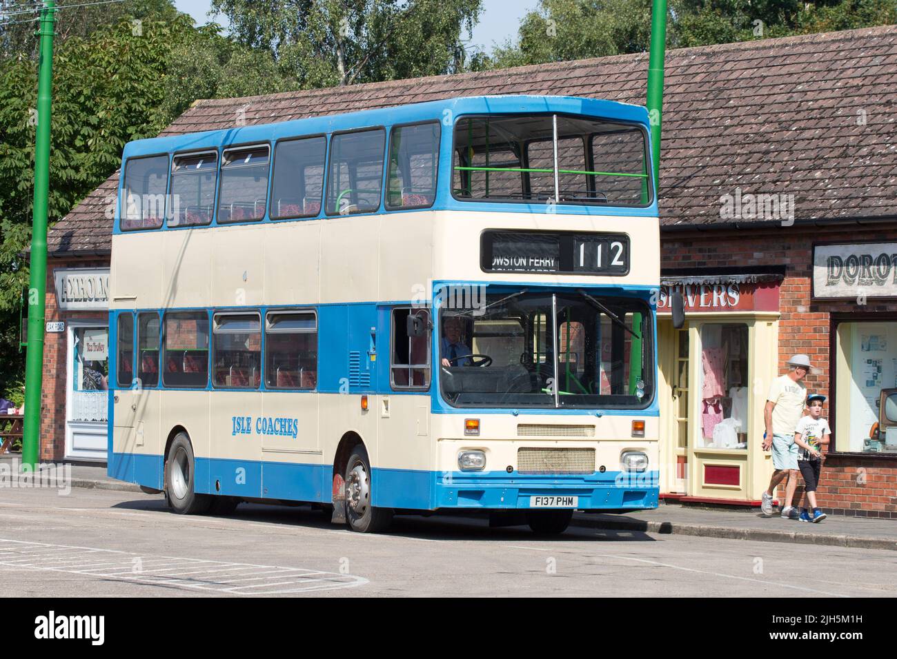 Una visita al museo del filobus Sandtoft Foto Stock