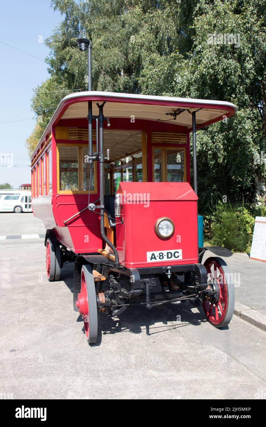 Una visita al museo del filobus Sandtoft Foto Stock