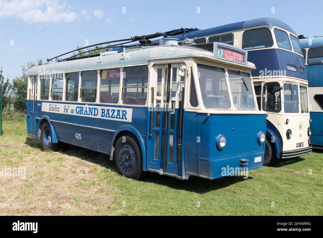Una visita al museo del filobus Sandtoft Foto Stock