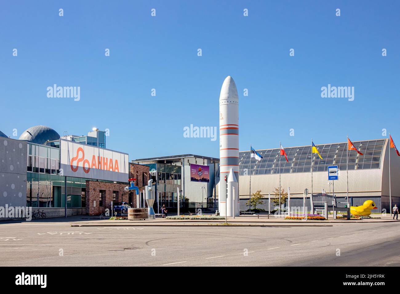 Tartu, Tartumaa, Estonia-13JUL2022- Centro scientifico AHHAA a Tartu, Estonia. Foto Stock