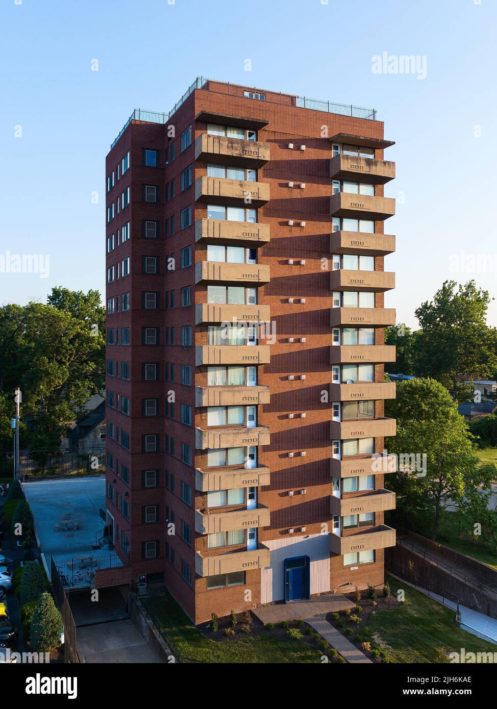 Appartamenti Ambassador progettati da Isadore Shank Foto Stock