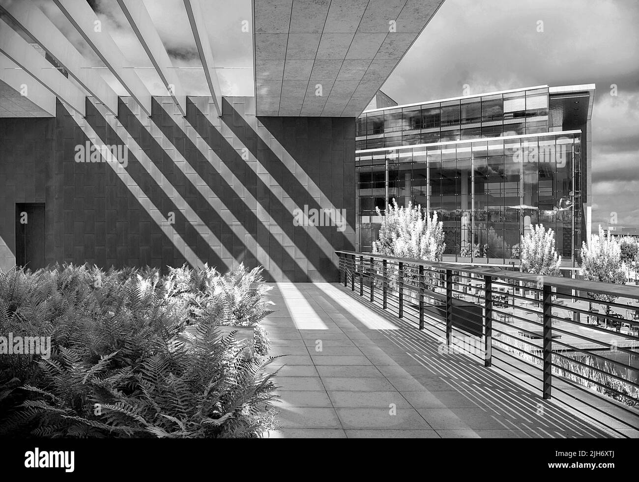 Esterno dell'edificio della Gates Foundation a Seattle, Washington. Foto Stock