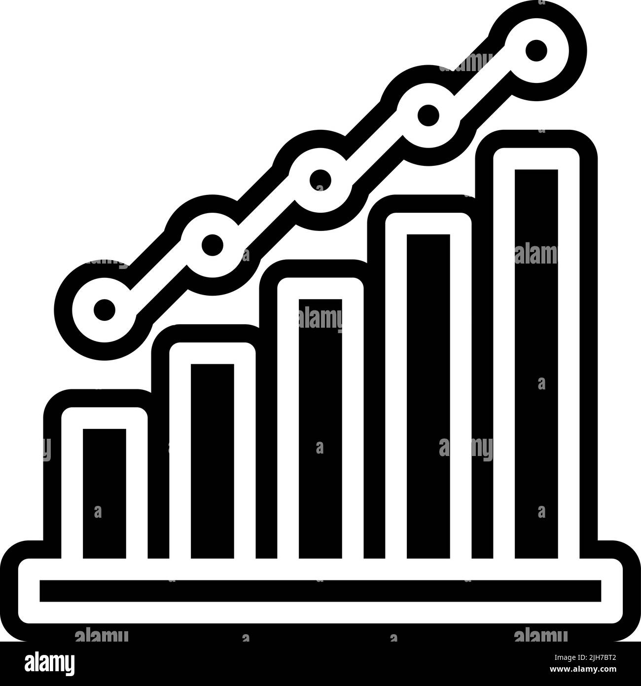 Icona delle statistiche pubblicitarie Illustrazione Vettoriale