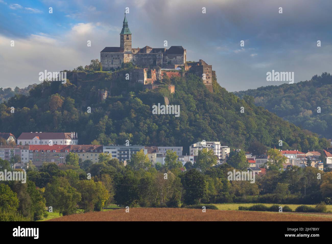 Castello di Gussing a Burgenland, Austria orientale Foto Stock