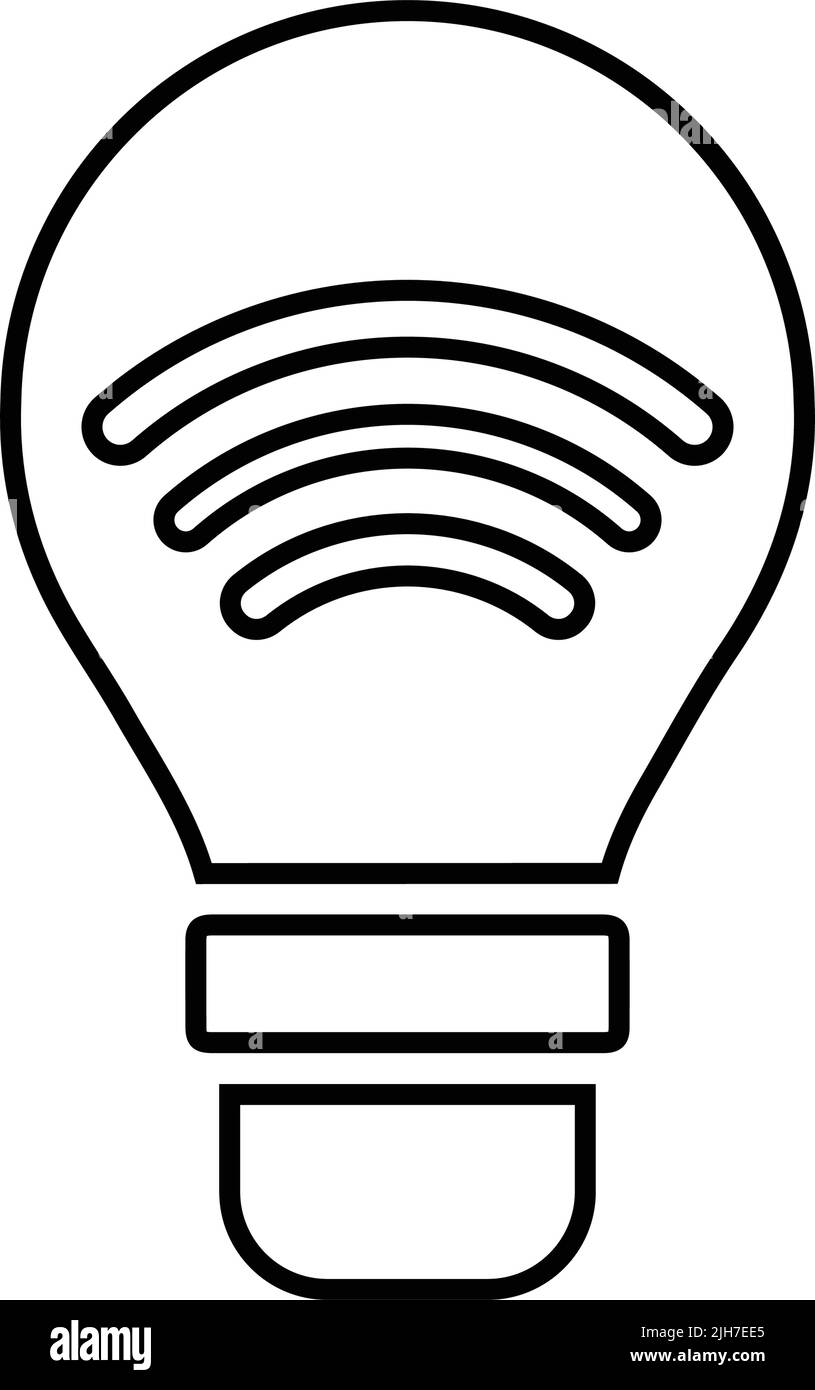 Lampadina, tonalità, luce, lampadina, icona smart - file EPS vettoriale. Ideale per supporti di stampa, Web, immagini di stock, uso commerciale o qualsiasi tipo di progetto Illustrazione Vettoriale
