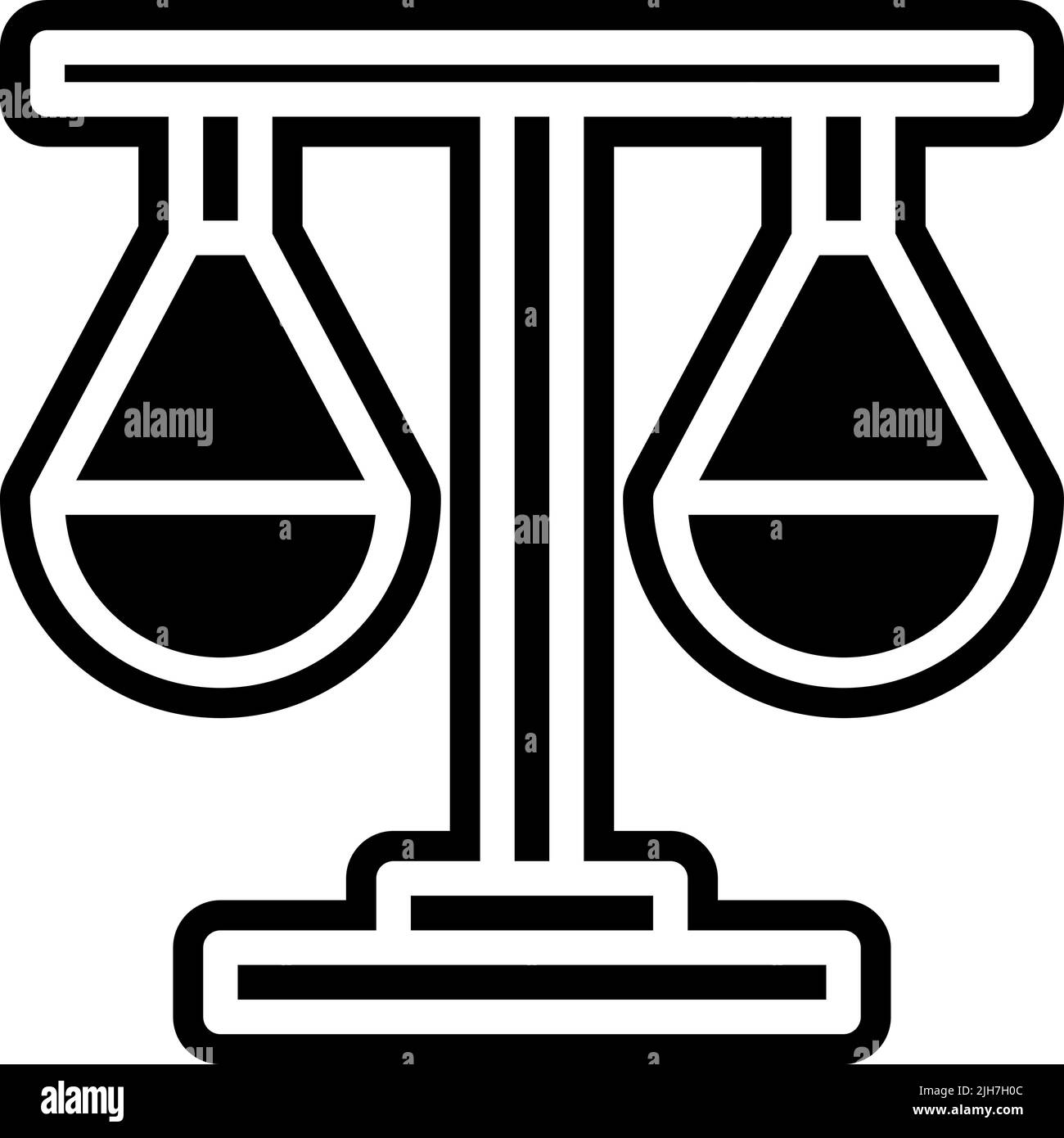 Design Thinking Court icona Illustrazione Vettoriale