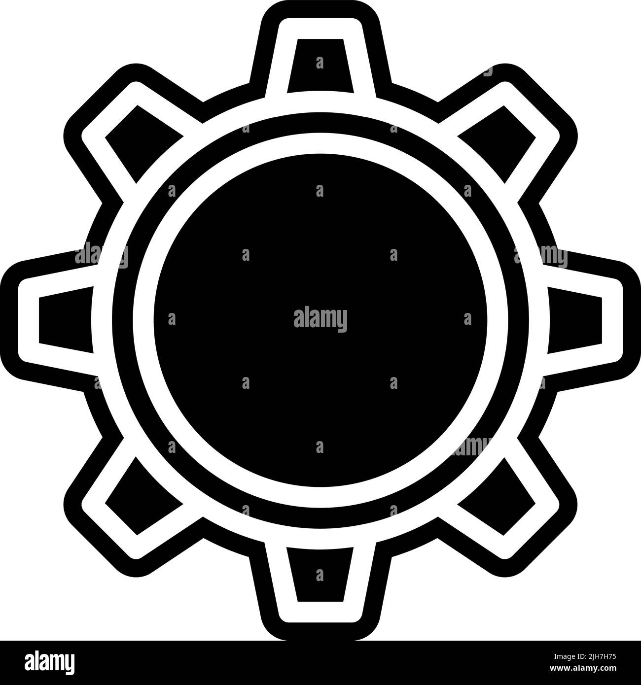 Icona di impostazione del pensiero progettuale Illustrazione Vettoriale