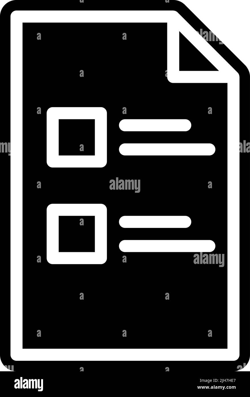 Icona sondaggio pensiero progettuale Illustrazione Vettoriale