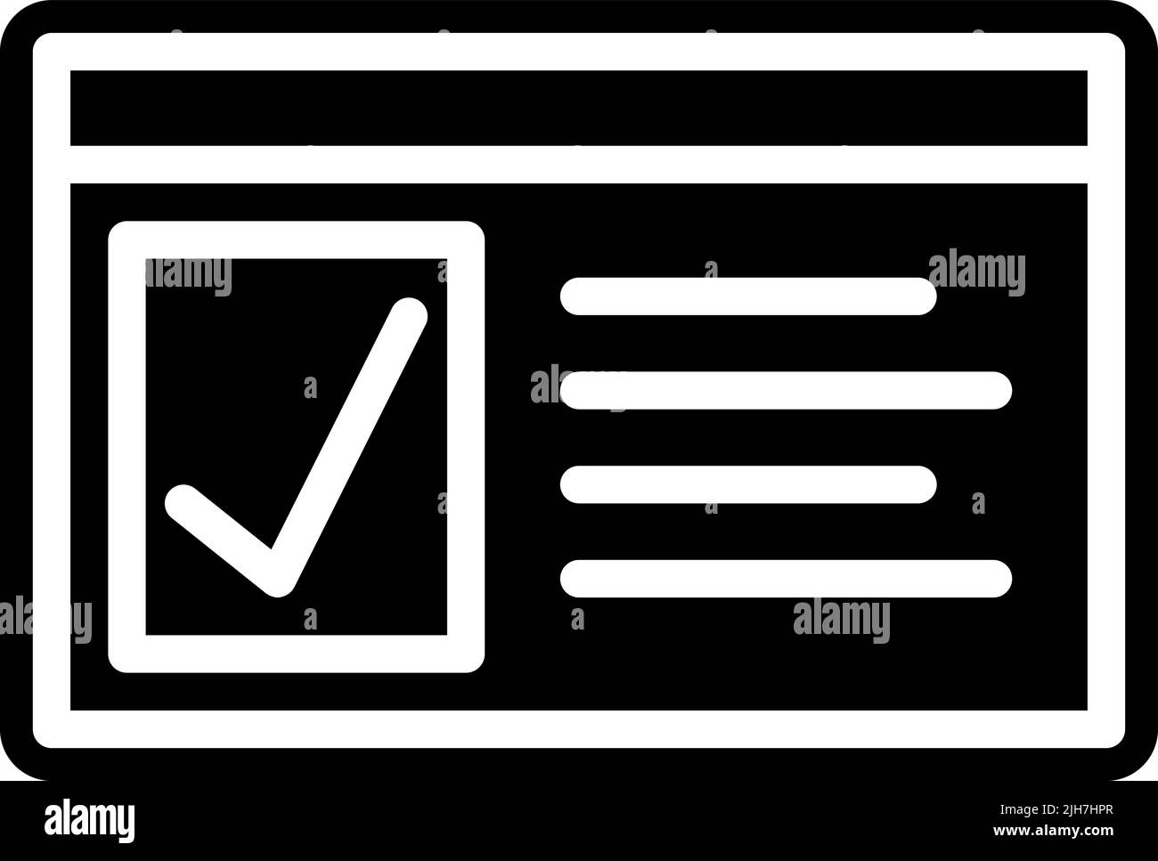 Icona sondaggio pensiero progettuale Illustrazione Vettoriale