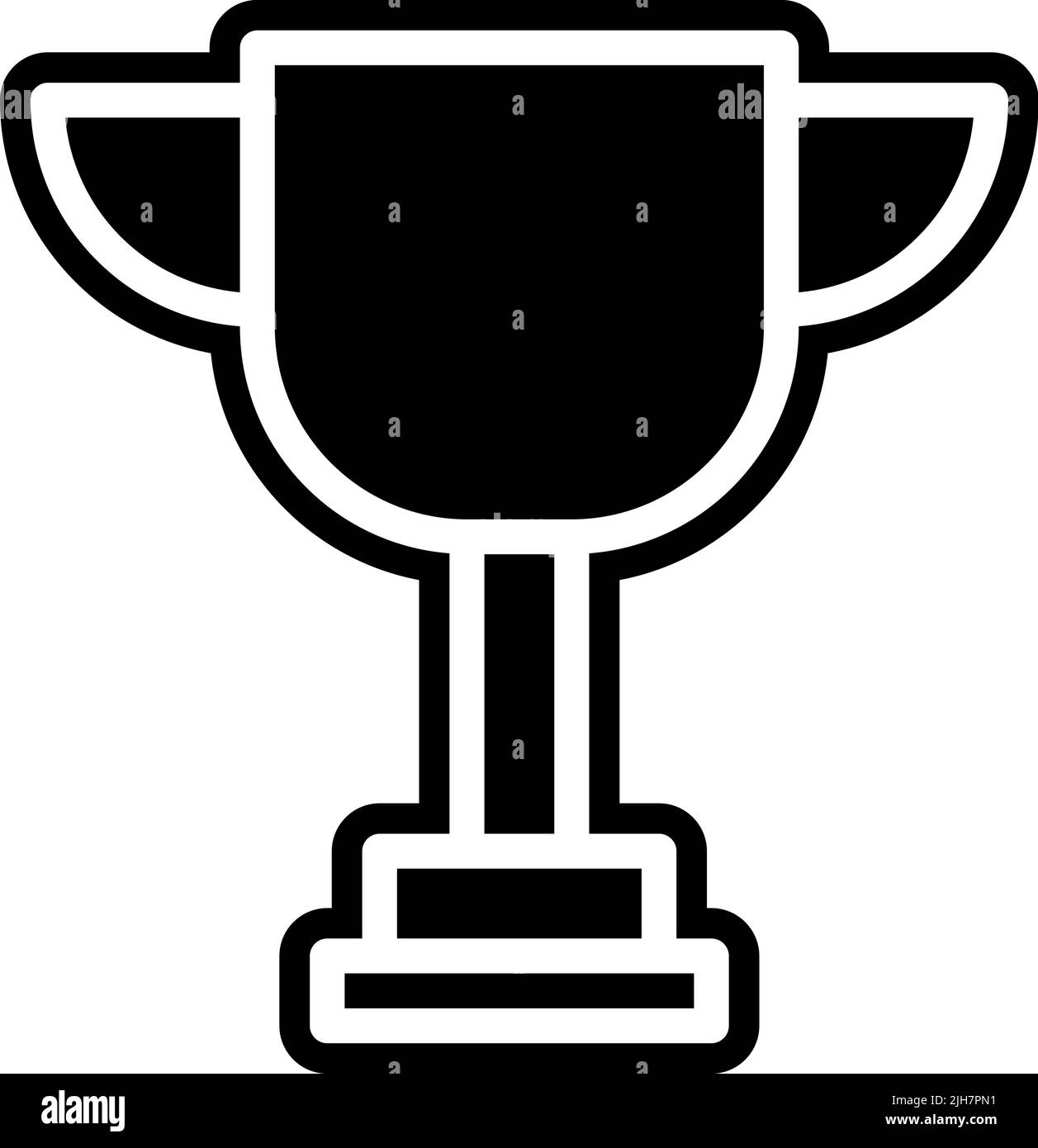 Icona del trofeo sportivo Illustrazione Vettoriale