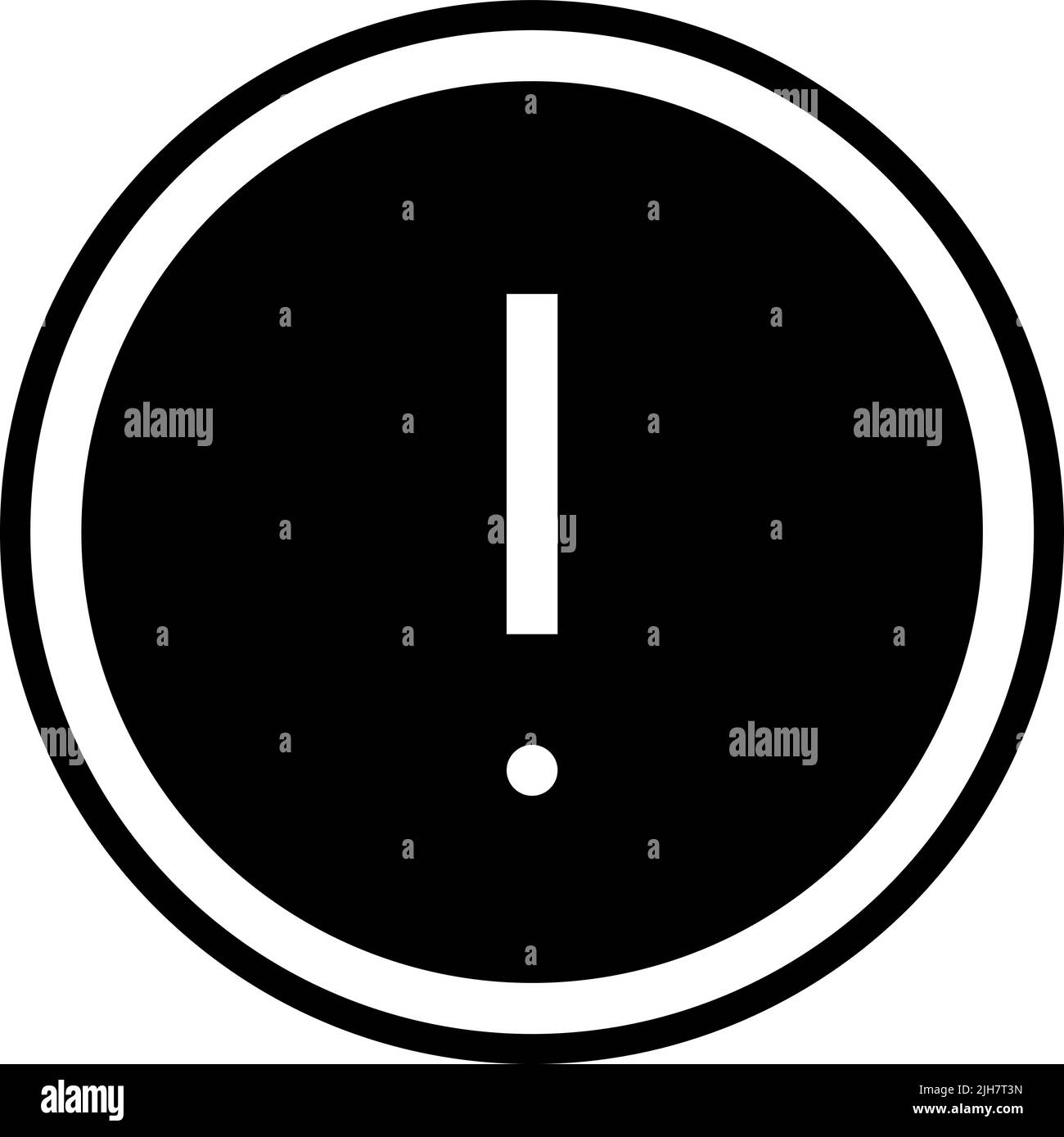 Icona di avvertenza dell'interfaccia utente Illustrazione Vettoriale