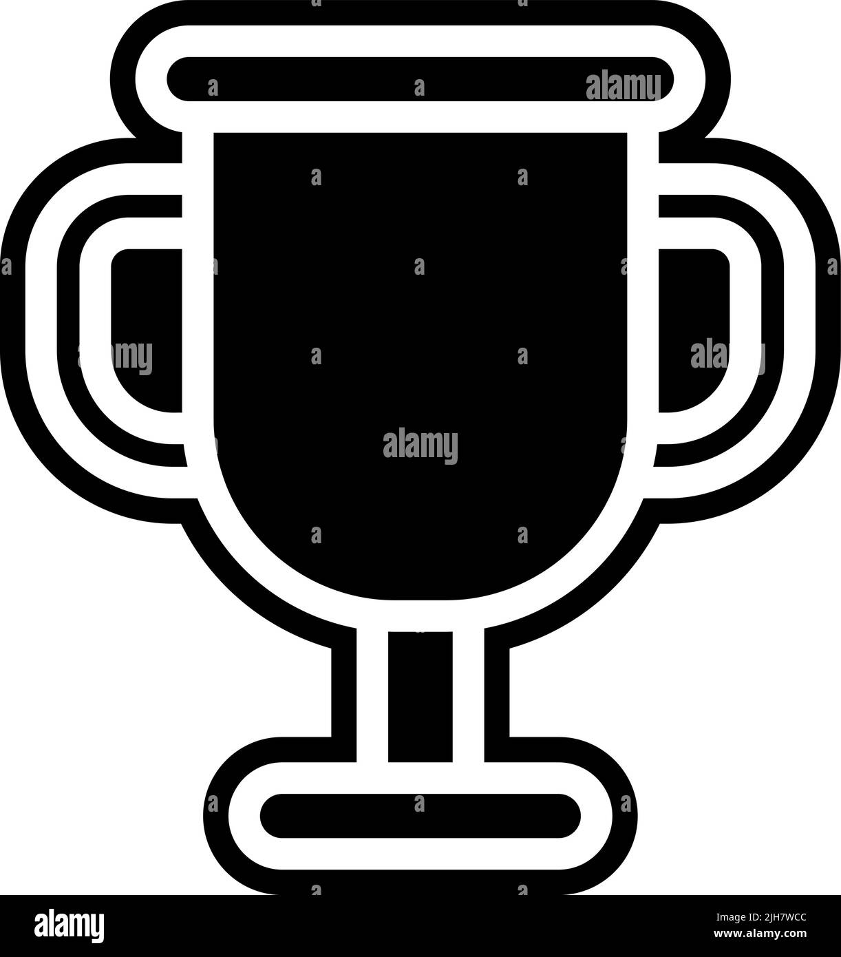 Icona trofeo elementi del videogioco Illustrazione Vettoriale