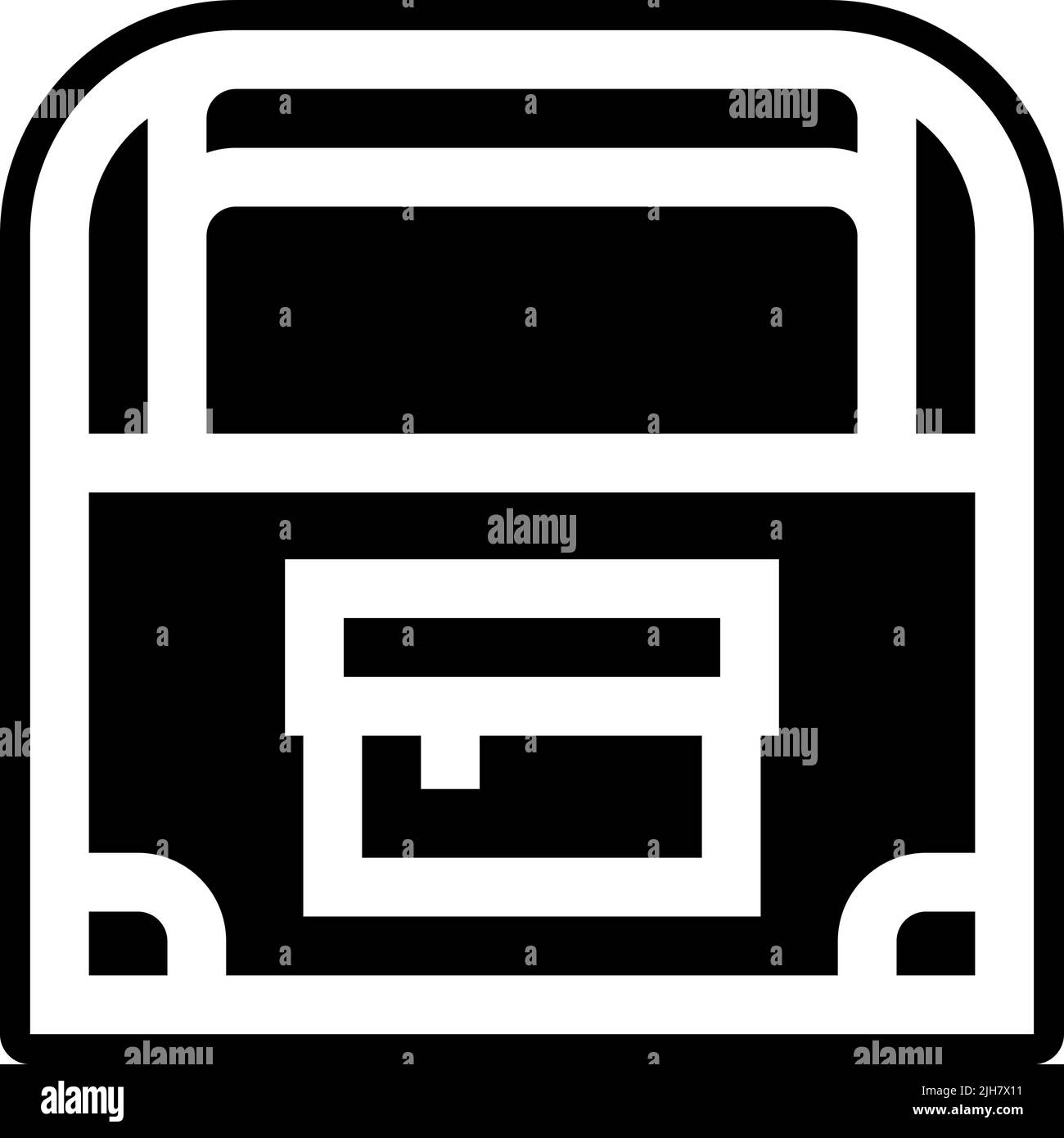 Icona del sacchetto del duffle Yoga Illustrazione Vettoriale